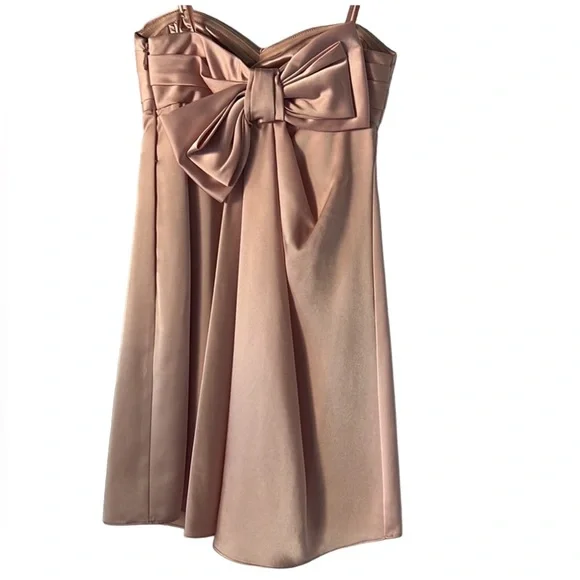 🆕 BCBG Strapless Bow in the Back Cocktail Dress💗 - Picture 12 of 12